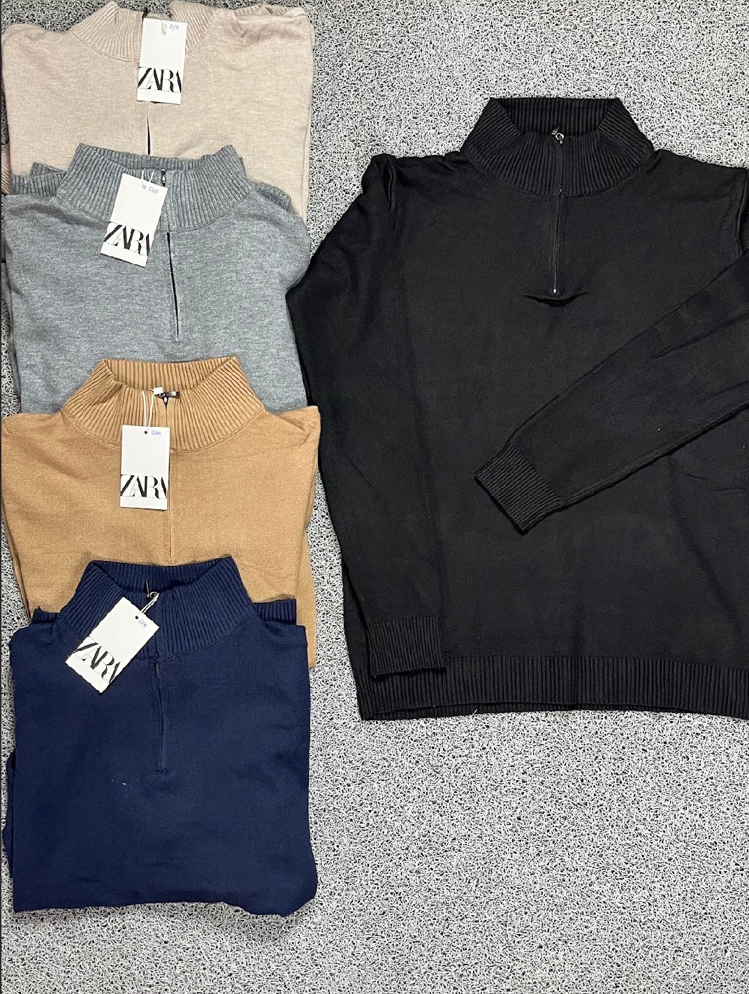 Zara-suéter zíper
