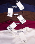 Zara-Camiseta texturizada