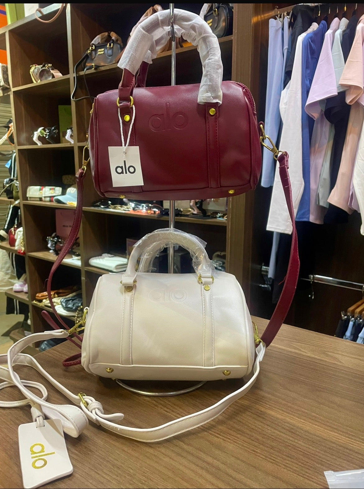 Bolsa baú couro