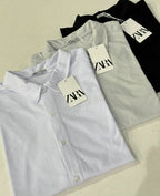 Camisa Texturizada Zara
