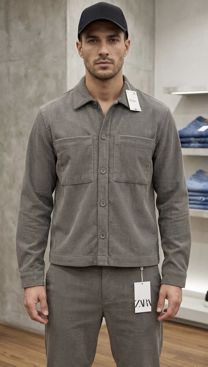 Zara Conjunto veludo