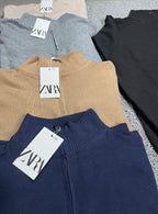 Zara-suéter zíper