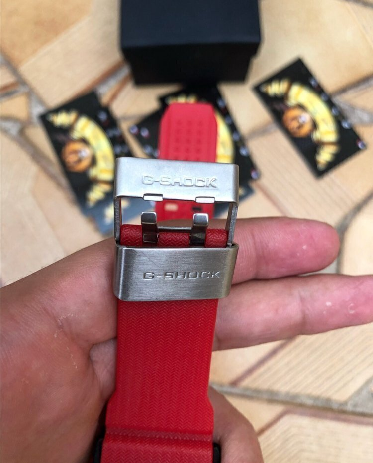 G-shock vermelho