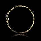 Pulseira grumet tradicional - 2,5 mm - 19 cm - fecho tradicional
