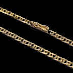 Corrente grumet duplo [3,5 mm - 70 cm] - fecho gaveta