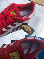 Adidas superstar vermelho