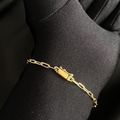 Pulseira cartie tradicional - 3,5 mm - 21 cm - fecho gaveta (2)