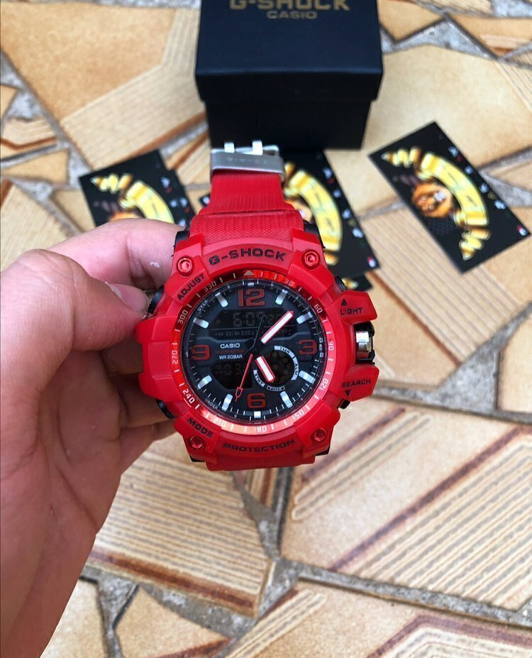G-shock vermelho
