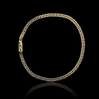 pulseira grumet duplo - 3,5 mm - 21 cm - fecho gaveta (2)