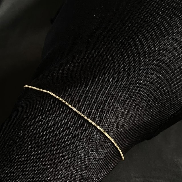 Pulseira veneziana - 1,2 mm - 18 cm - fecho tradicional