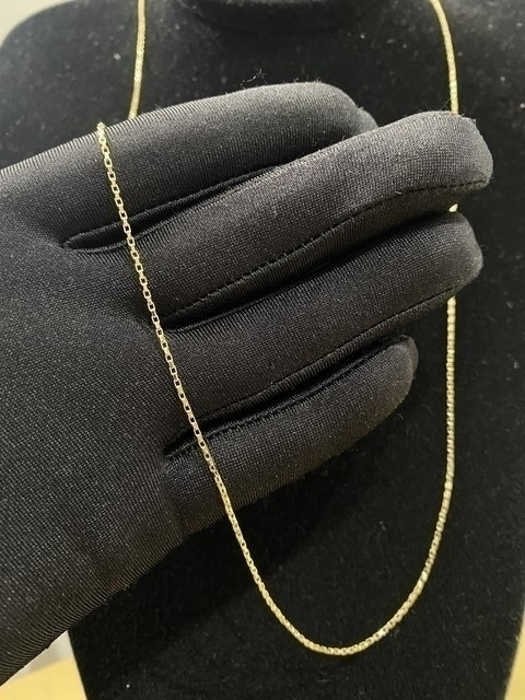 Corrente cartie tijolinho [1.5mm - 70 cm] - fecho tradicional