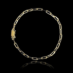 Pulseira cartie tradicional - 3,5 mm - 21 cm - fecho gaveta (2)