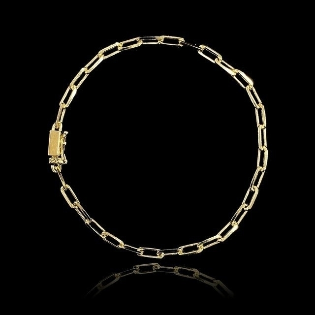 Pulseira cartie tradicional - 3,5 mm - 21 cm - fecho gaveta (2)