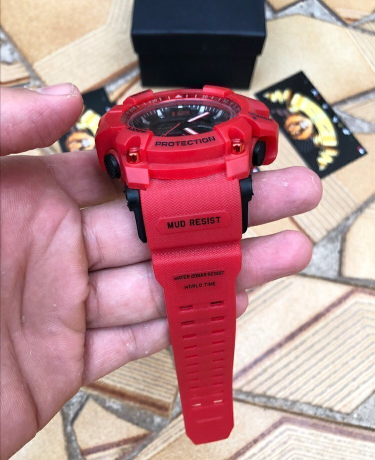 G-shock vermelho