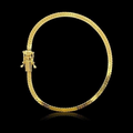 Pulseira laminada - 8mm - 22 cm - fecho gaveta