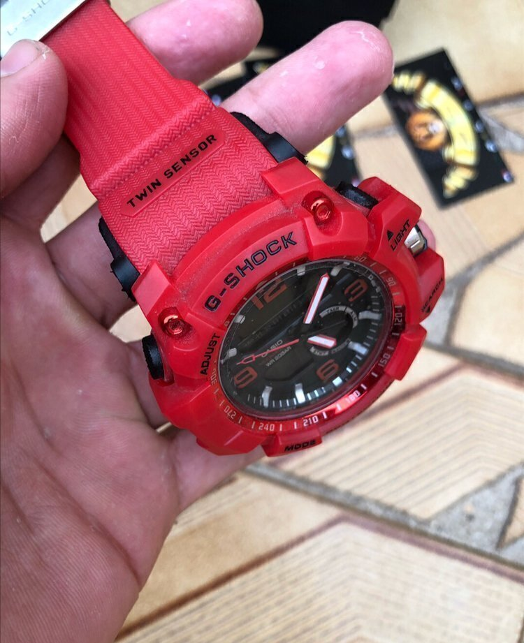 G-shock vermelho