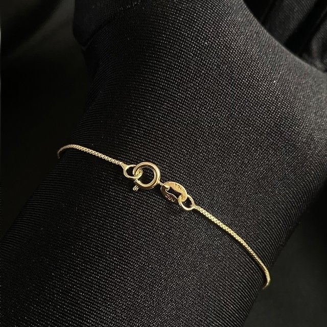 Pulseira veneziana - 1,2 mm - 18 cm - fecho tradicional