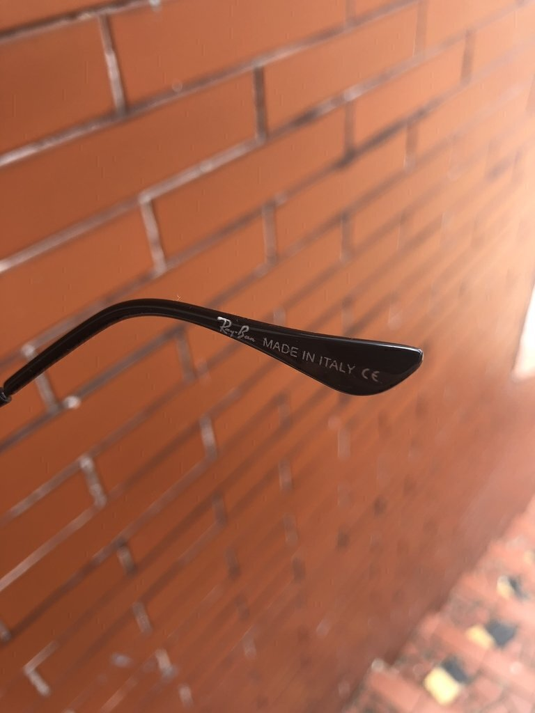 Ray-ban hexagonal preto