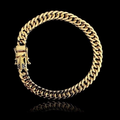 Pulseira grumet duplo - 8 mm - 21 cm - fecho gaveta nossa senhora
