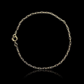 Pulseira tradicional - 2 mm - 20 cm - fecho tradicional