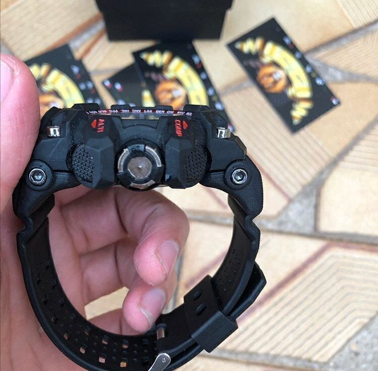 G-shock preto/vermelho