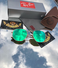 Ray-ban round hexagonal verde